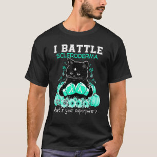 I Battle Scleroderma Awareness Chat T-Shirt