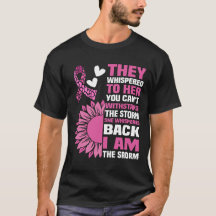 "I Be the Storm" Inspiration Pink Zitat Design