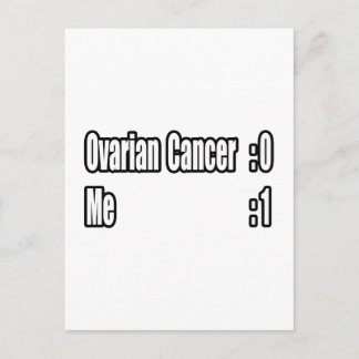 I Beat Ovarian Cancer (Scoreboard) Postkarte