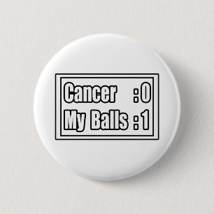 I Beat Testicular Cancer (Scoreboard) Button