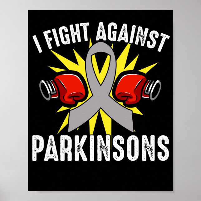 I Bekämpft Parkinson Parkinsonkrankheit Poster (Vorne)