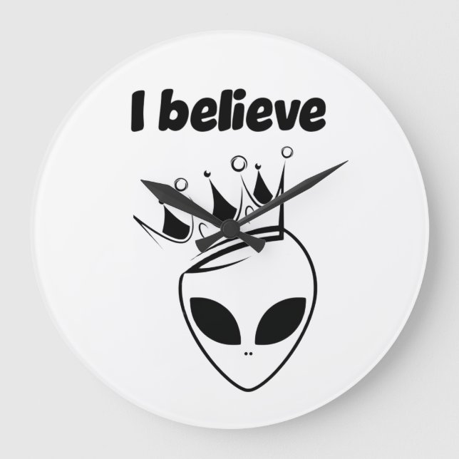 I believe große wanduhr (Vorderseite)