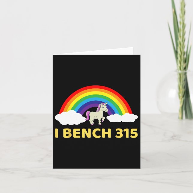 I Bench 315 Bench Press 315 Lb Club Bodybuilding S Karte (Vorderseite)