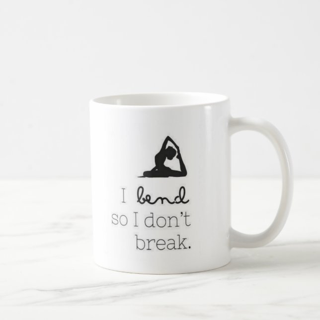 I bend Yoga mug Tasse (Rechts)