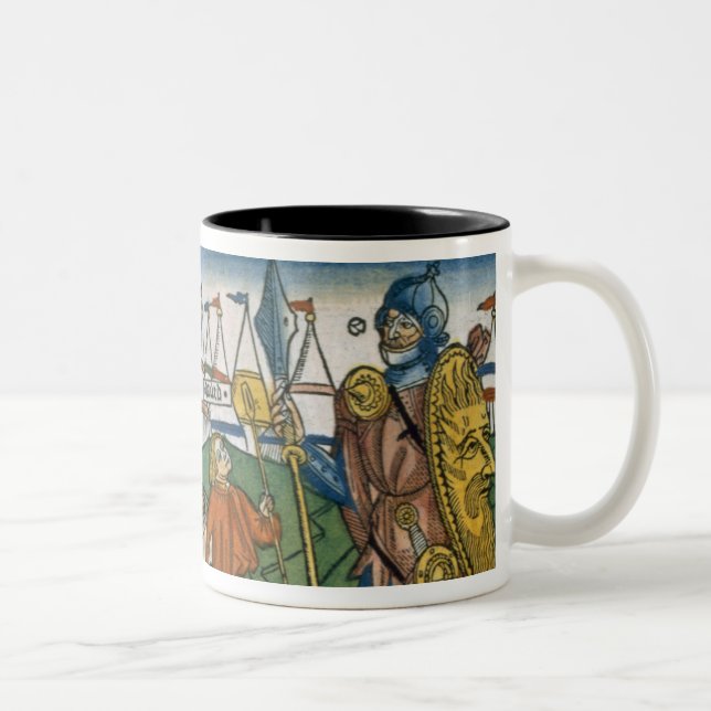 I besiegt Samuel 17 1-58 David Goliath und trifft Zweifarbige Tasse (Rechts)