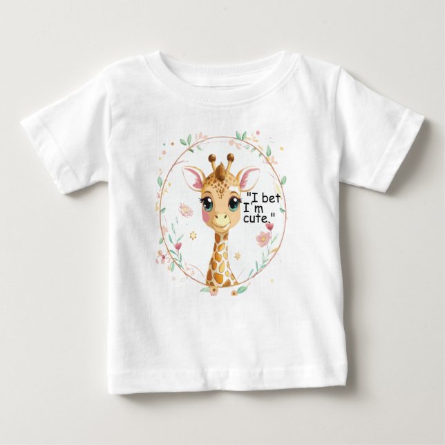 I bet I am Cute Baby T-shirt (Vorderseite)