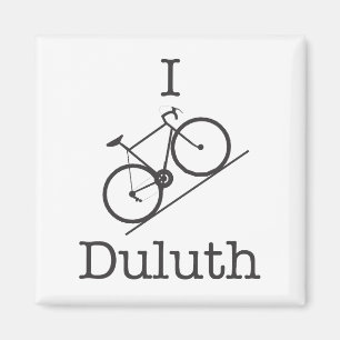 I Bike Duluth Magnet