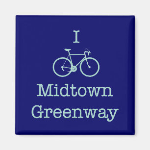 I Bike Midtown Greenway Magnet