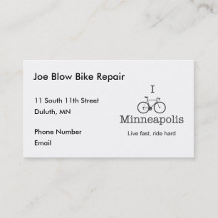 I Bike Minneapolis Terminkarte