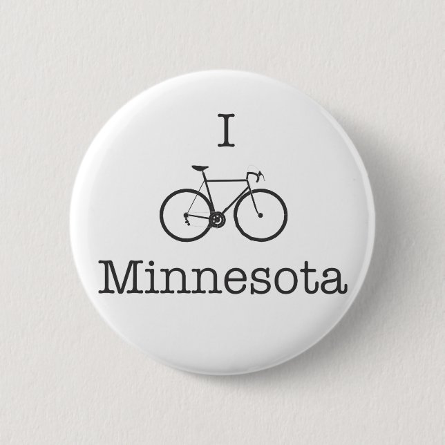 I Bike Minnesota Button (Vorderseite)