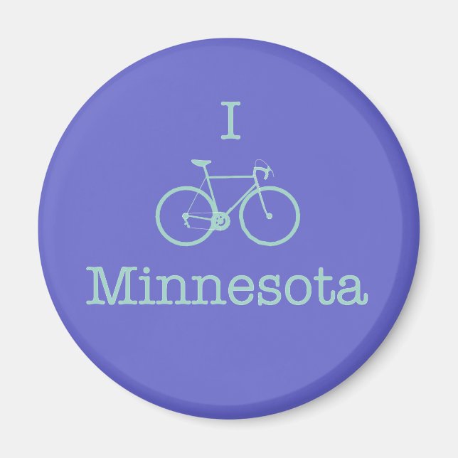 I Bike Minnesota Magnet (Vorne)