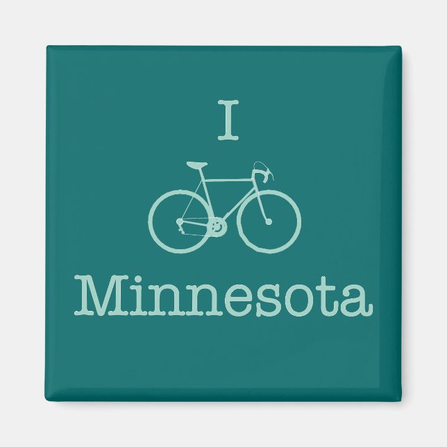 I Bike Minnesota Magnet (Vorne)