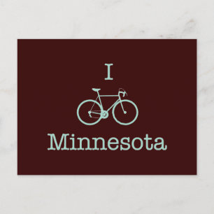 I Bike Minnesota Postkarte