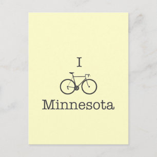 I Bike Minnesota Postkarte