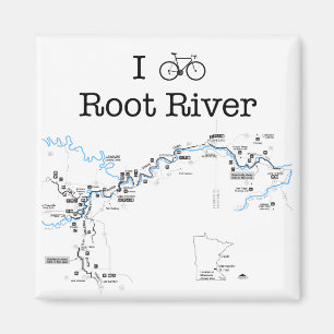 I Bike Root River Magnet