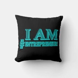 "I BIN ENTREPRENEUR" Expression Design. Jetzt kauf Kissen