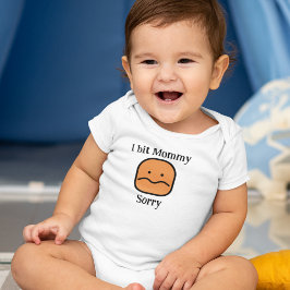 I Bit Mommy Baby Strampler