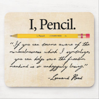 I, Bleistift Leonard lasen Mousepad