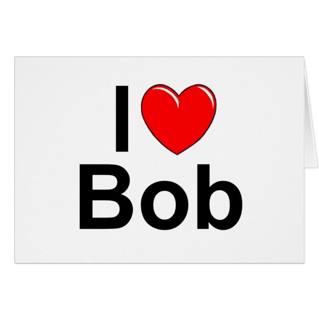 I Bob der Liebe-(Herz) (Vorderseite (Horizontal))