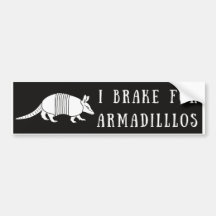 I Bremse für Armadillos Autoaufkleber