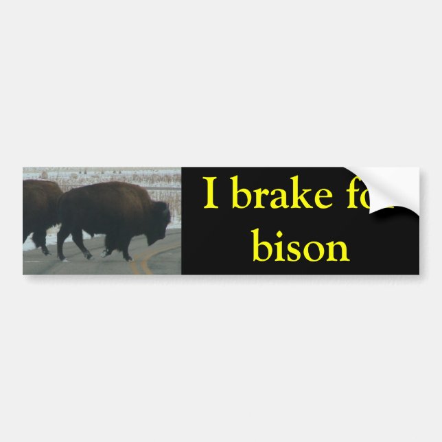 I Bremse für Bison Autoaufkleber (Vorne)