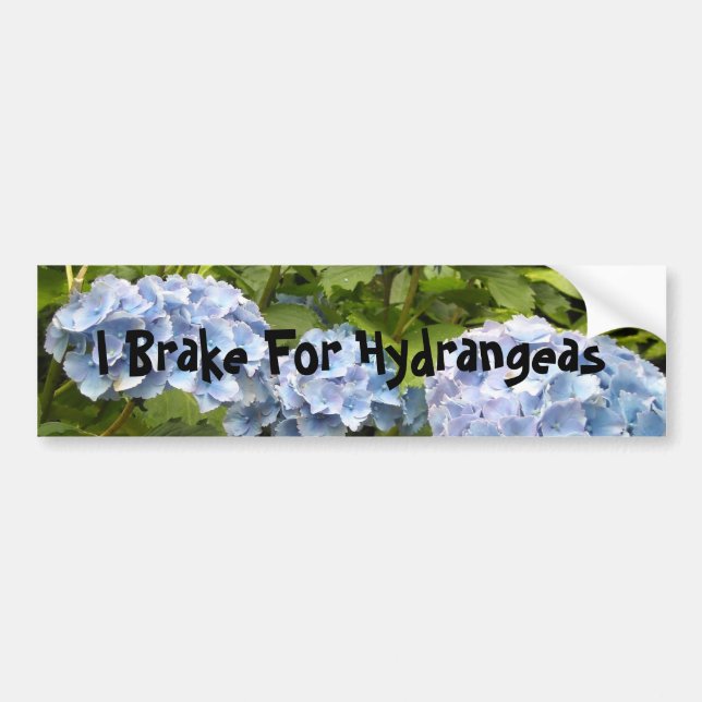 I Bremse für Hydrangeas Autoaufkleber (Vorne)