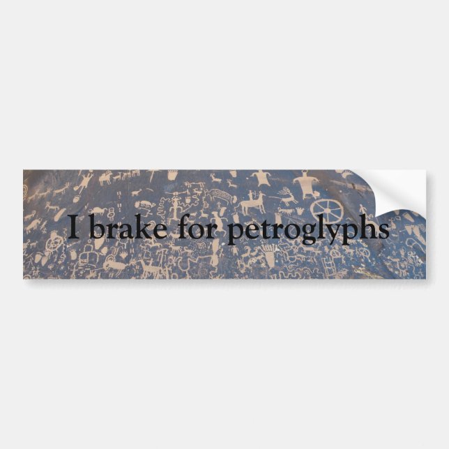 I Bremse für Petroglyphen Autoaufkleber (Vorne)