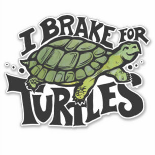 I Bremse für Schildkrötenkleber Aufkleber