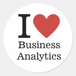 I ❤️ Business Analytics STICKER