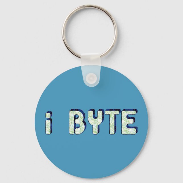 I Byte Schlüsselanhänger (Vorderseite)