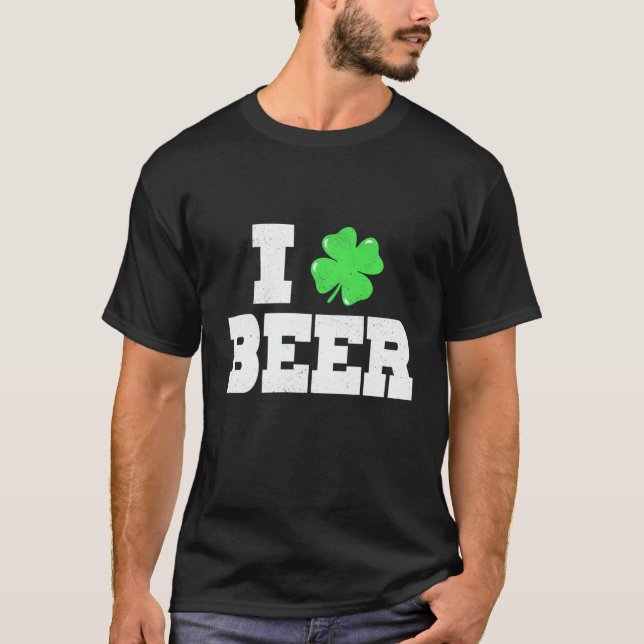 I C Beer St Patricks Day Irish Pats Sarcastic T-Shirt (Vorderseite)