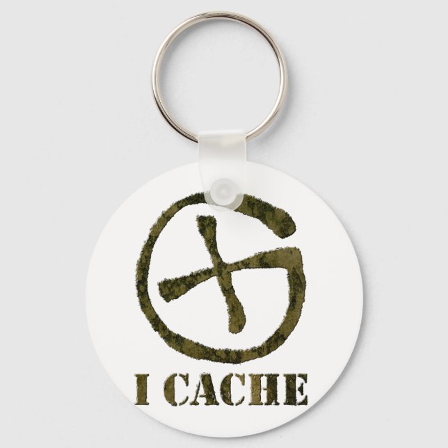 I CACHE SCHLÜSSELANHÄNGER (Vorderseite)
