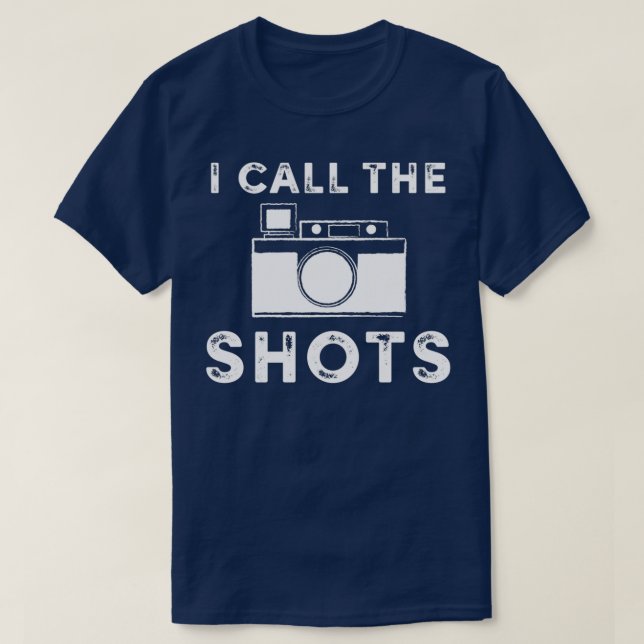 I call the shots White Graphic  T-Shirt (Design vorne)