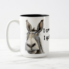 I came, I saw, I got Anxiety Zweifarbige Tasse