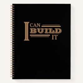I Can Build It 8.5" x 11" Planner/ Notizbuch