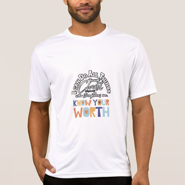 i can do all things amazing design  T-Shirt (Vorderseite)