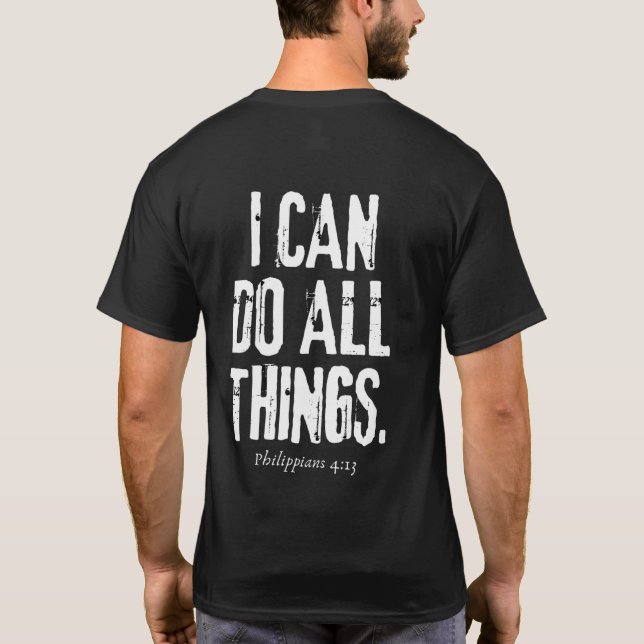 I can do all things. T-Shirt (Rückseite)
