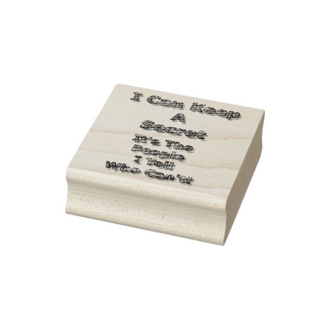I Can Keep A Secret Gummistempel (Stempel)