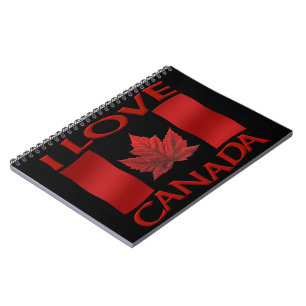 I Canada Canada Journal Canada Souvenir Notebooks Notizblock