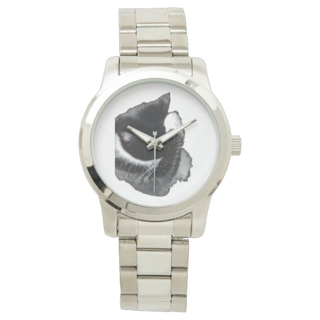 I Can't Even Right Meow Armbanduhr (Vorderseite)