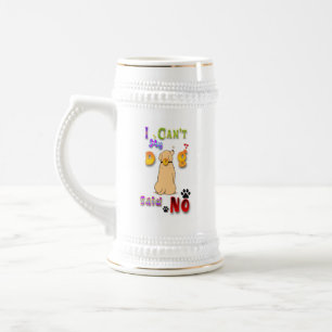 I Can't My Dog Said No Bierglas
