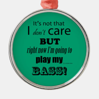 I Care Bass Ornament Aus Metall