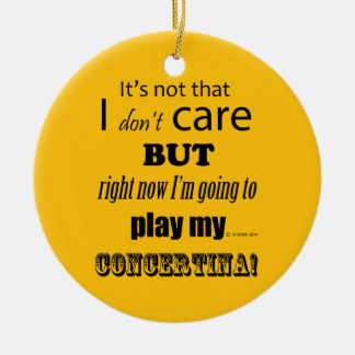 I Care Concertina Keramik Ornament