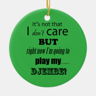 I Care Djembe Keramik Ornament