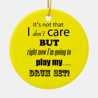 I Care Drum Set Keramik Ornament