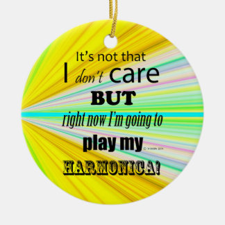 I Care Harmonica Keramik Ornament