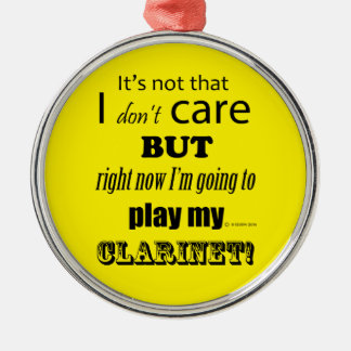 I Care Klarinet Ornament Aus Metall
