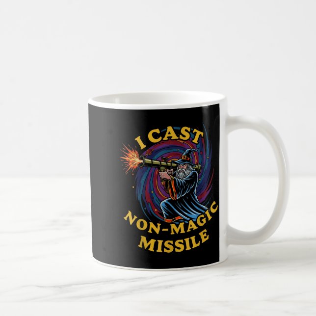 I Cast Non-magic Missile Funny Wizard Parody Meme  Kaffeetasse (Rechts)