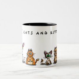 I ❤️ CATS und KITTENS Tasse