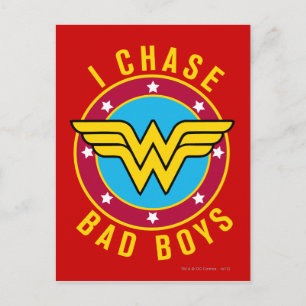 I Chase Bad Boys Postkarte